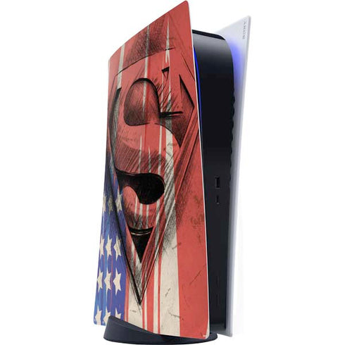 DC Comics Superman Crest PlayStation PS5 Skins
