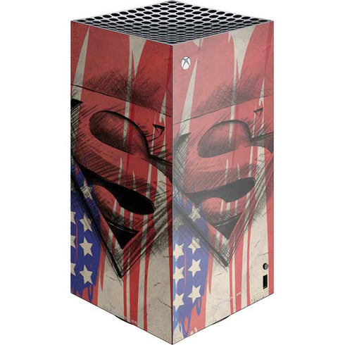 DC Comics Superman Crest XBox Series X Digital Edition Console Skin