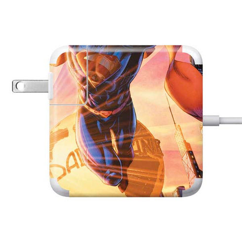 DC Comics Superman Unchained #1 75th Anniversary Cover Art by Jim Lee 85W Power Adapter (15 and 17 inch MacBook Pro Charger) Skin