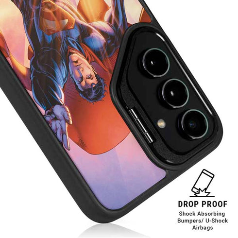 DC Comics Superman Unchained #1 75th Anniversary Cover Art by Jim Lee Galaxy S25 Kickstand Case