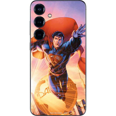 DC Comics Superman Unchained #1 75th Anniversary Cover Art by Jim Lee Galaxy S25 Plus Skin