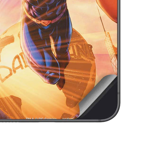 DC Comics Superman Unchained #1 75th Anniversary Cover Art by Jim Lee Galaxy S24 Plus Skin