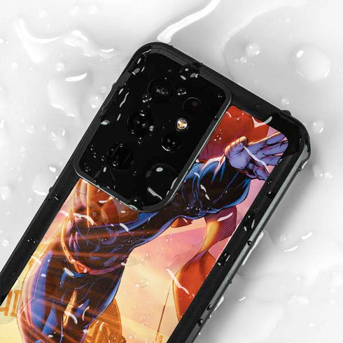 DC Comics Superman Unchained #1 75th Anniversary Cover Art by Jim Lee Galaxy S24 Ultra Waterproof Case