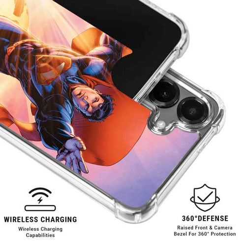 DC Comics Superman Unchained #1 75th Anniversary Cover Art by Jim Lee Galaxy S26 Clear Case