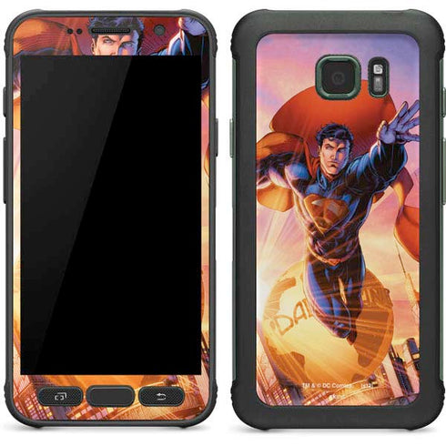 DC Comics Superman Unchained #1 75th Anniversary Cover Art by Jim Lee Galaxy S7 Active Skin