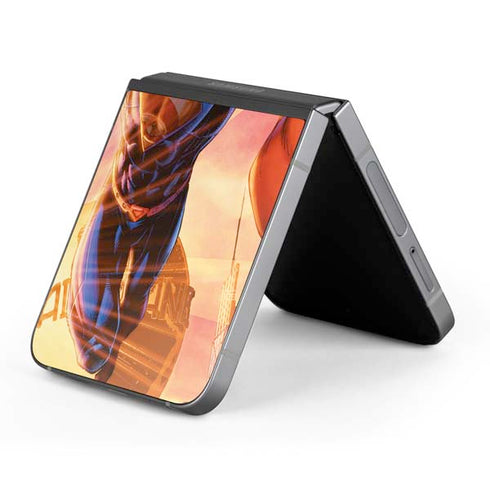 DC Comics Superman Unchained #1 75th Anniversary Cover Art by Jim Lee Galaxy Z Flip6 Skin