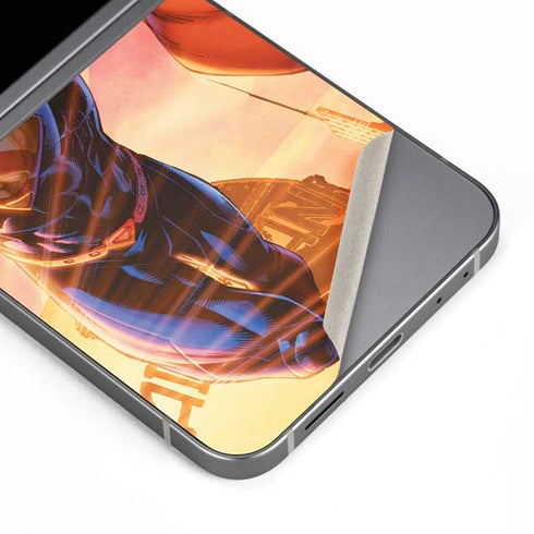 DC Comics Superman Unchained #1 75th Anniversary Cover Art by Jim Lee Galaxy Z Flip6 Skin