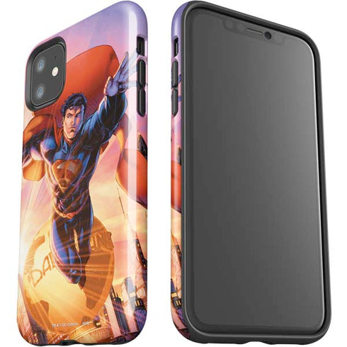 DC Comics Superman Unchained #1 75th Anniversary Cover Art by Jim Lee iPhone 11 Impact Case