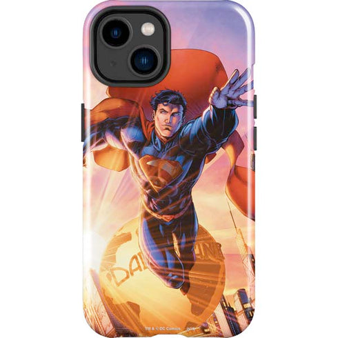 DC Comics Superman Unchained #1 75th Anniversary Cover Art by Jim Lee iPhone 15 Impact Case