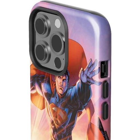 DC Comics Superman Unchained #1 75th Anniversary Cover Art by Jim Lee iPhone 15 Pro Impact Case