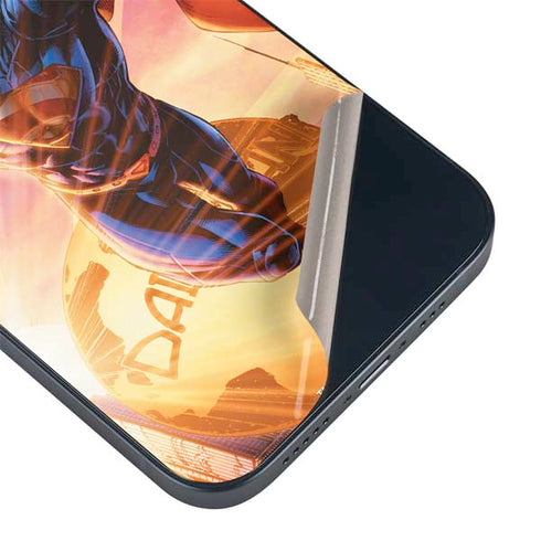 DC Comics Superman Unchained #1 75th Anniversary Cover Art by Jim Lee iPhone 15 Skin