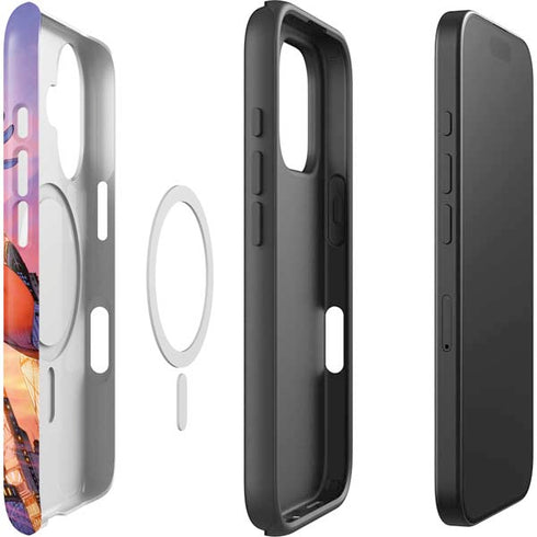 DC Comics Superman Unchained #1 75th Anniversary Cover Art by Jim Lee iPhone 16 Magsafe Impact Case