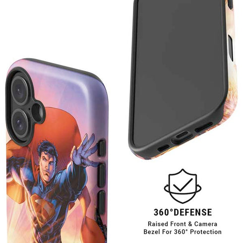 DC Comics Superman Unchained #1 75th Anniversary Cover Art by Jim Lee iPhone 16 Magsafe Impact Case