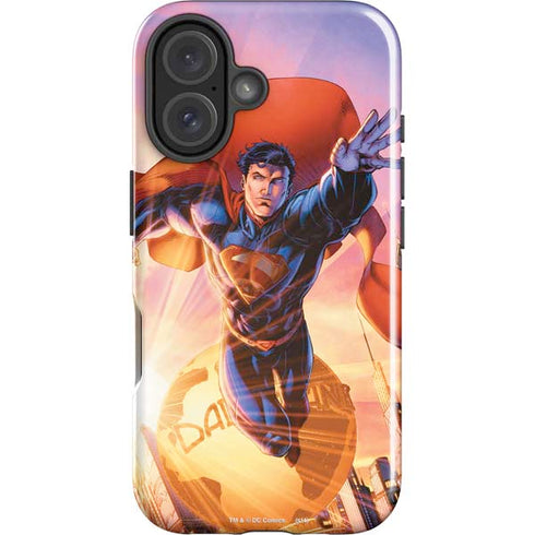 DC Comics Superman Unchained #1 75th Anniversary Cover Art by Jim Lee iPhone 16 Plus Impact Case