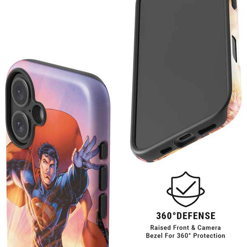 DC Comics Superman Unchained #1 75th Anniversary Cover Art by Jim Lee iPhone 16 Plus Magsafe Impact Case