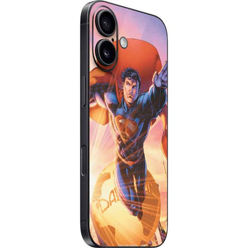 DC Comics Superman Unchained #1 75th Anniversary Cover Art by Jim Lee iPhone 16 Plus Skin