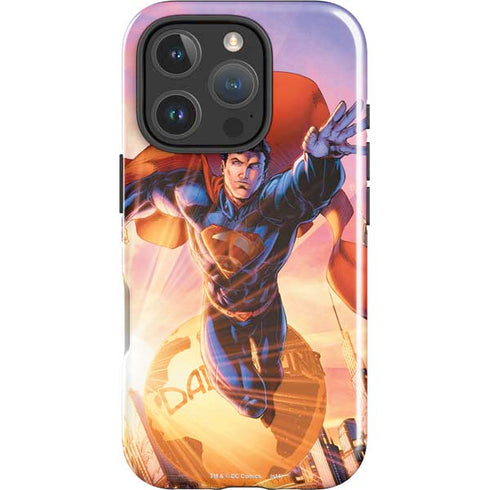 DC Comics Superman Unchained #1 75th Anniversary Cover Art by Jim Lee iPhone 16 Pro Impact Case