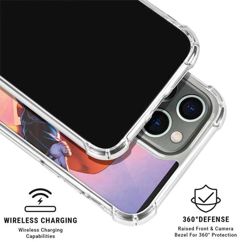 DC Comics Superman Unchained #1 75th Anniversary Cover Art by Jim Lee iPhone 16 Pro Max Clear Case