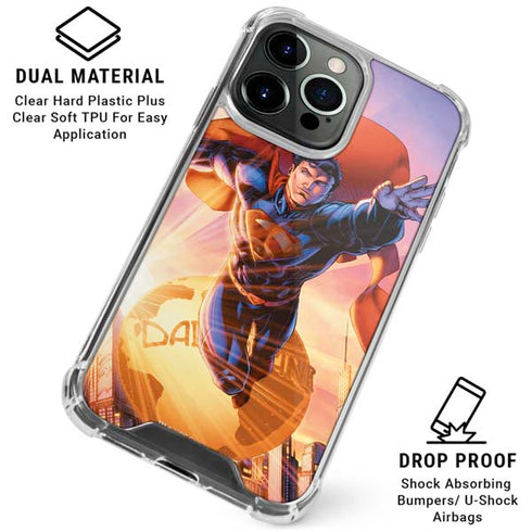 DC Comics Superman Unchained #1 75th Anniversary Cover Art by Jim Lee iPhone 16 Pro Max Clear Case