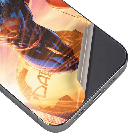 DC Comics Superman Unchained #1 75th Anniversary Cover Art by Jim Lee iPhone 16 Pro Max Skin