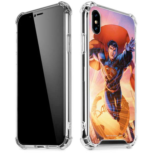DC Comics Superman Unchained #1 75th Anniversary Cover Art by Jim Lee iPhone X/XS Clear Case