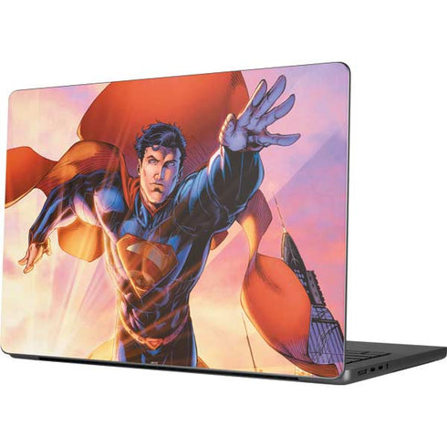 DC Comics Superman Unchained #1 75th Anniversary Cover Art by Jim Lee Apple MacBook Pro 14-inch Skin