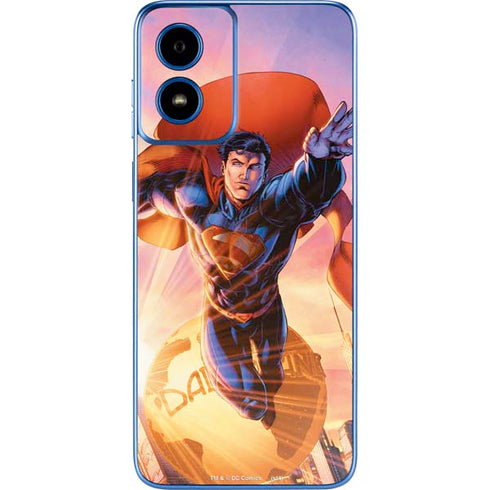 DC Comics Superman Unchained #1 75th Anniversary Cover Art by Jim Lee Moto G Play 4G (2024) Skin