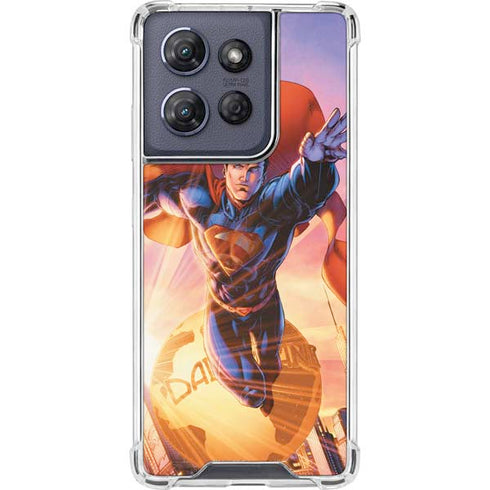 DC Comics Superman Unchained #1 75th Anniversary Cover Art by Jim Lee Moto G Power 5G (2025) Clear Case