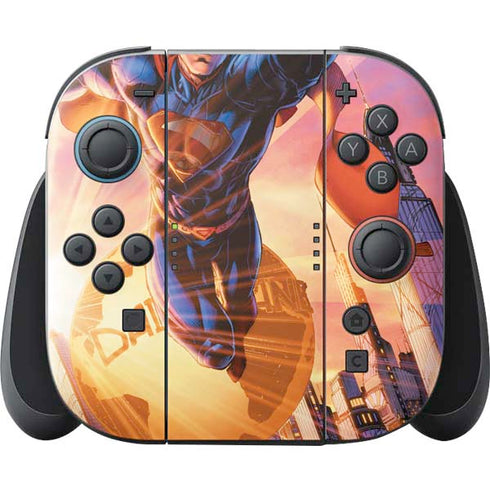 DC Comics Superman Unchained #1 75th Anniversary Cover Art by Jim Lee Nintendo Switch 2 (2025) Joy-Con Controller Skin