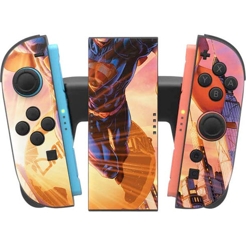 DC Comics Superman Unchained #1 75th Anniversary Cover Art by Jim Lee Nintendo Switch 2 (2025) Joy-Con Controller Skin