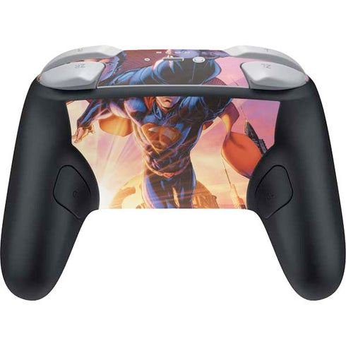 DC Comics Superman Unchained #1 75th Anniversary Cover Art by Jim Lee Nintendo Switch 2 (2025) Pro Controller Skin