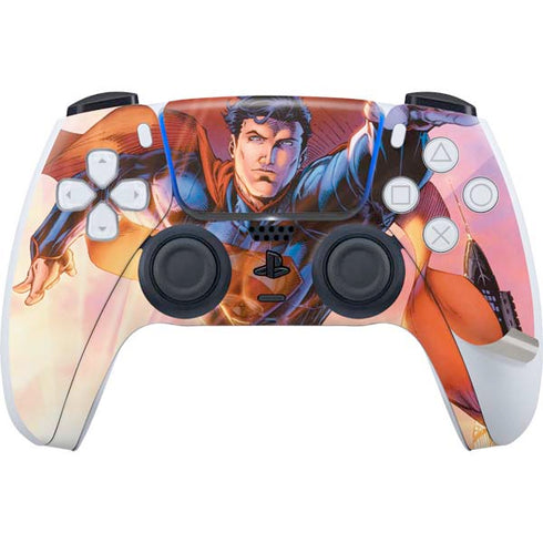 DC Comics Superman Unchained #1 75th Anniversary Cover Art by Jim Lee PS5 Pro Disk Bundle Skin