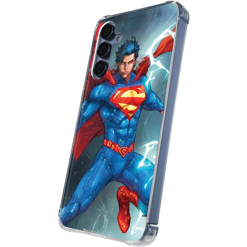 DC Comics Superman Elements Galaxy A35 5G Clear Case
