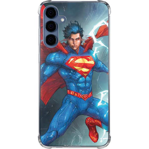 DC Comics Superman Elements Galaxy A55 5G Clear Case