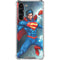 DC Comics Superman Elements Galaxy S24 FE Clear Case