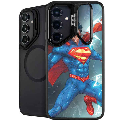 DC Comics Superman Elements Galaxy S24 FE Kickstand Case