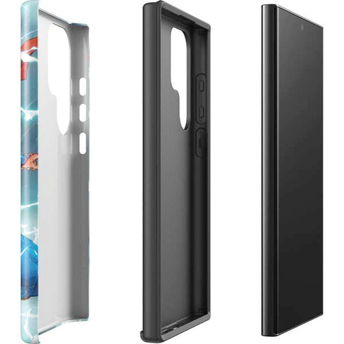 DC Comics Superman Elements Galaxy S25 Ultra Impact Case