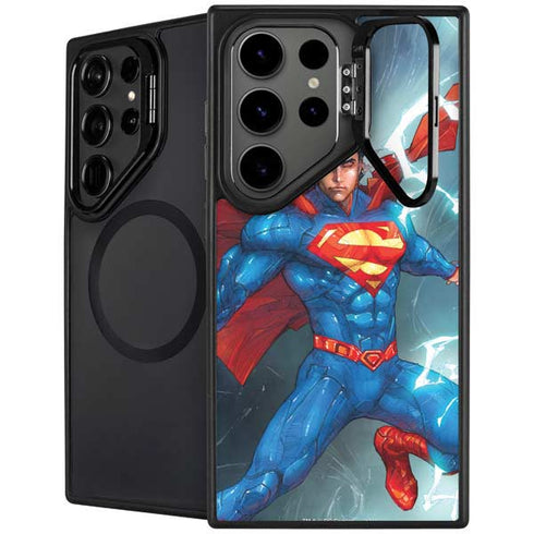 DC Comics Superman Elements Galaxy S25 Ultra Kickstand Case