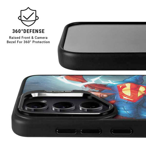 DC Comics Superman Elements Galaxy S25 Ultra Kickstand Case