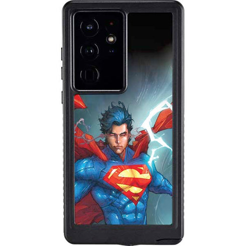 DC Comics Superman Elements Galaxy S24 Ultra Waterproof Case