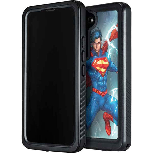 DC Comics Superman Elements Galaxy S24 Waterproof Case