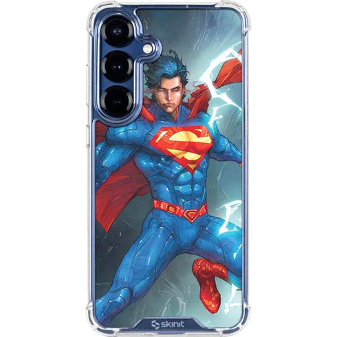 DC Comics Superman Elements Galaxy S25 Clear Case