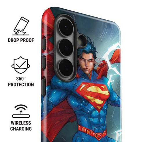 DC Comics Superman Elements Galaxy S26 Plus Impact Case