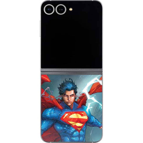 DC Comics Superman Elements Galaxy Z Flip6 Skin