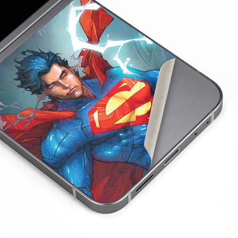 DC Comics Superman Elements Galaxy Z Flip6 Skin