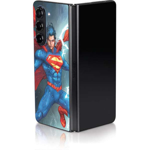 DC Comics Superman Elements Galaxy Z Fold5 5G Skin