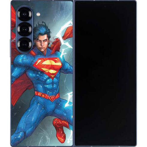 DC Comics Superman Elements Galaxy Z Fold6 Skin