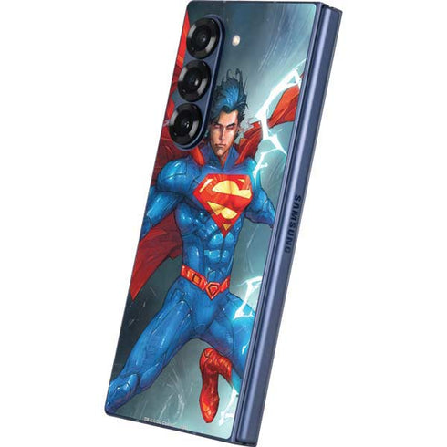 DC Comics Superman Elements Galaxy Z Fold6 Skin