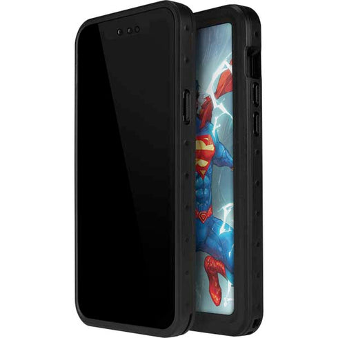 DC Comics Superman Elements iPhone 15 Pro Waterproof Case