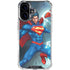 DC Comics Superman Elements iPhone 16 Plus Clear Case